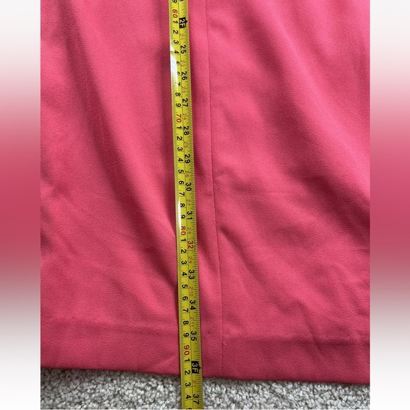Saks Atrium Collection Vintage 80’s Women’s Pink Pencil Dress 12 Zippered back - Picture 11 of 12
